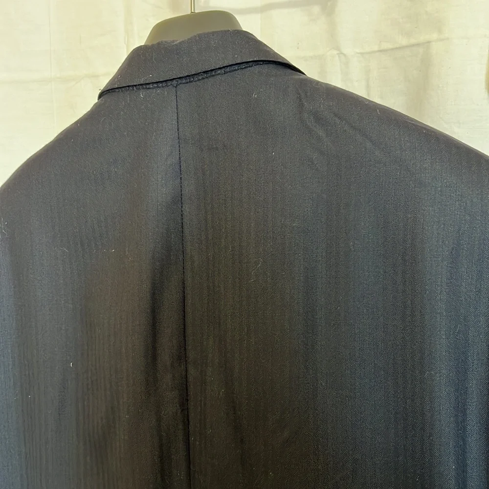 HICKEY FREEMAN Blazer/ suit jacket dark grey with pattern ( photo) excellent - Picture 9 of 13